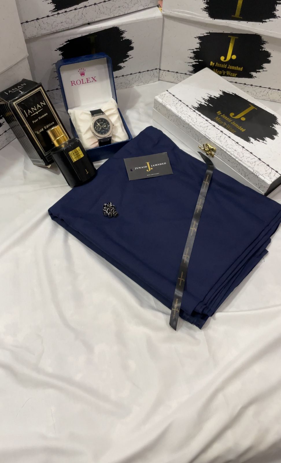J. DEAL BOX (J.SUIT+PERFUME+PREMIUM RADO WATCH)