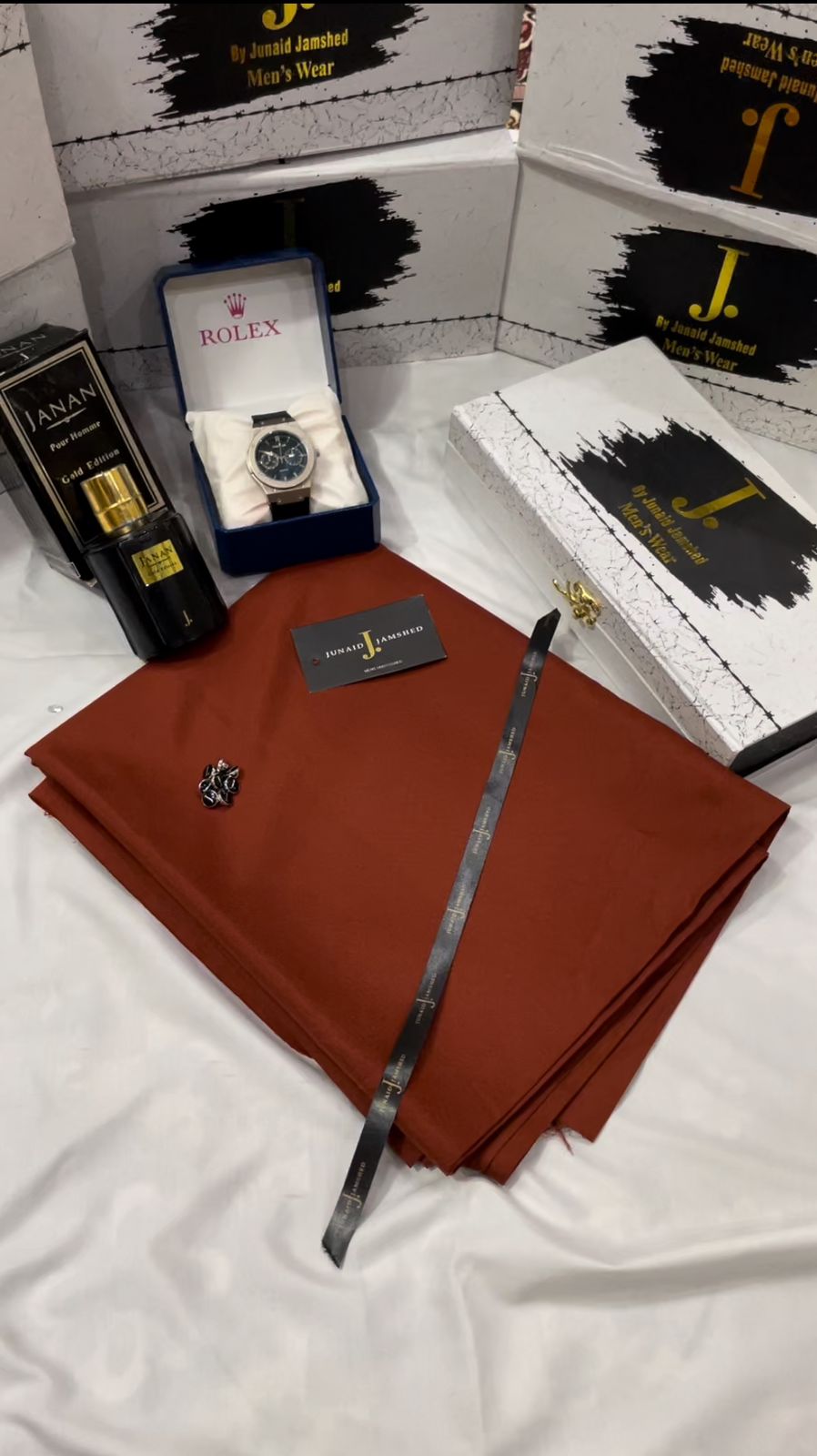 J. DEAL BOX (J.SUIT+PERFUME+PREMIUM RADO WATCH)