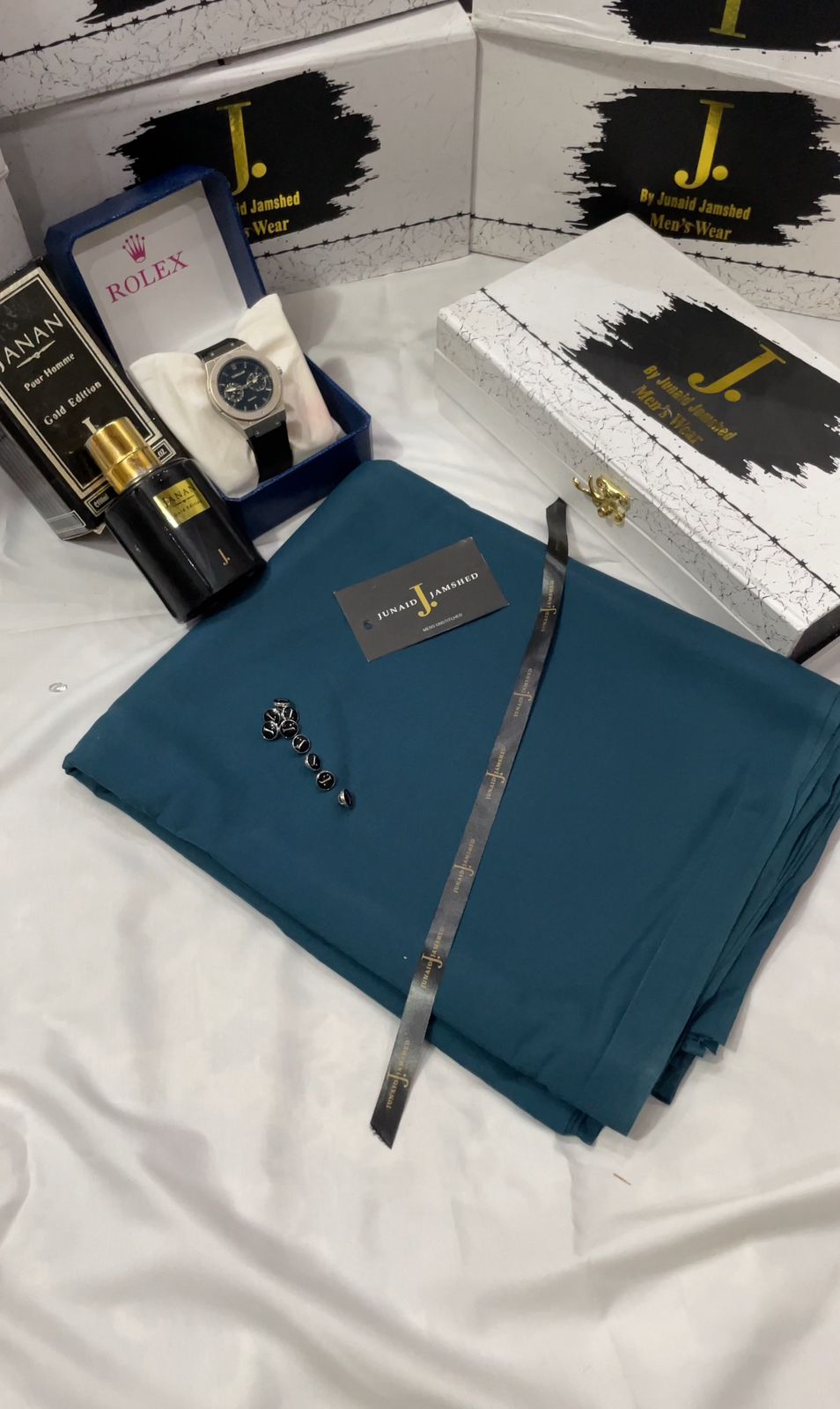 J. DEAL BOX (J.SUIT+PERFUME+PREMIUM RADO WATCH)